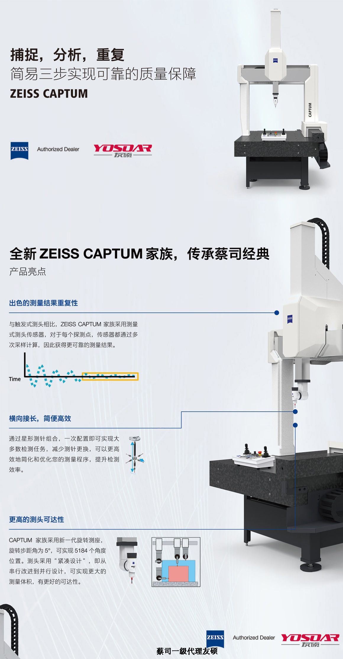 崇明蔡司三坐标CAPTUM